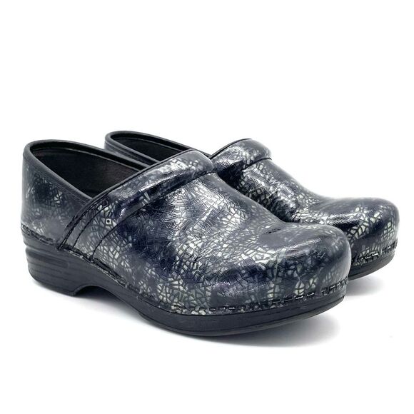 Dansko Professional Clogs Metallic Iridescent Snakeskin Print Size 37 | 6.5-7 - Picture 7 of 16